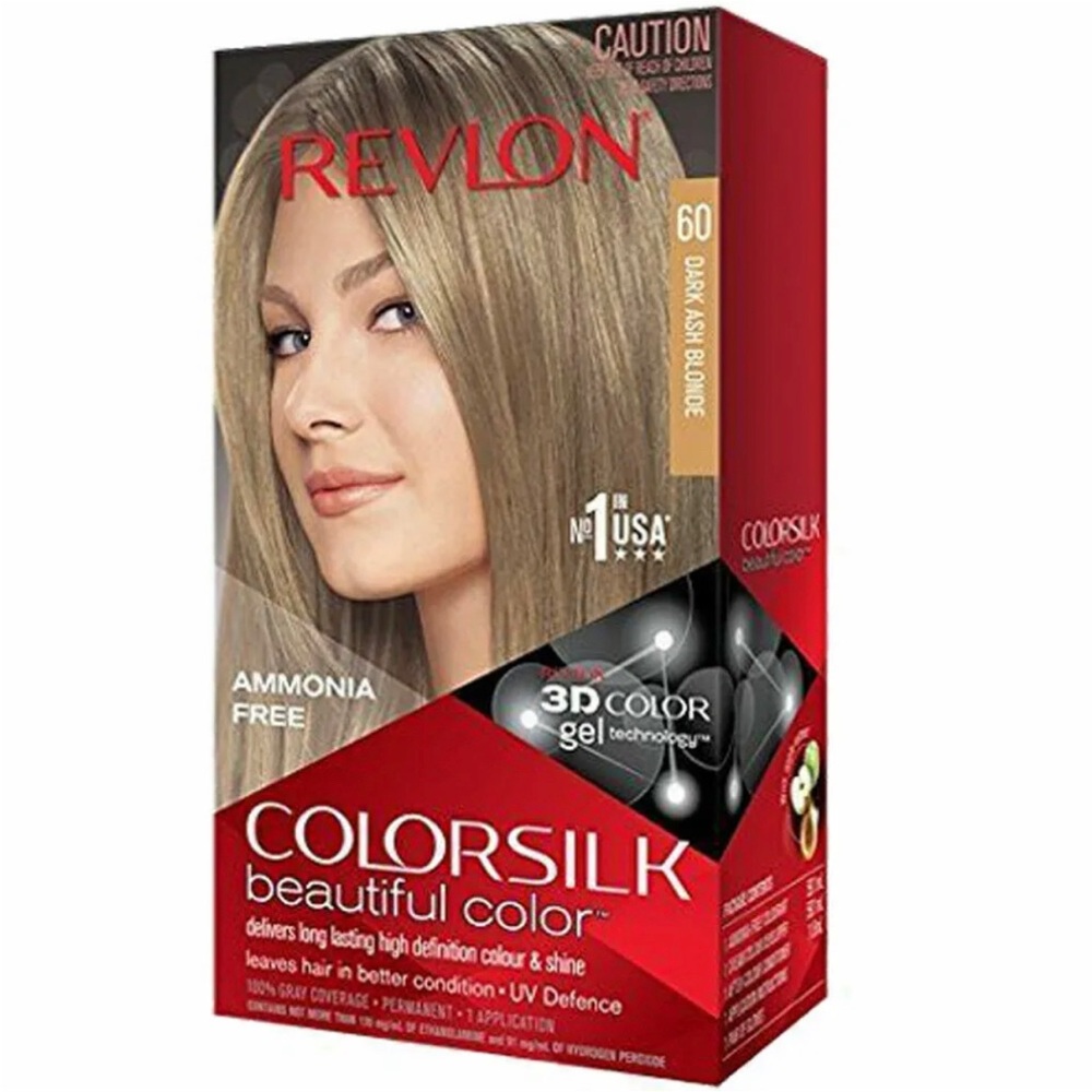 REVLON Colorsilk Permanent Hair Color In 60 Dark Ash Blonde